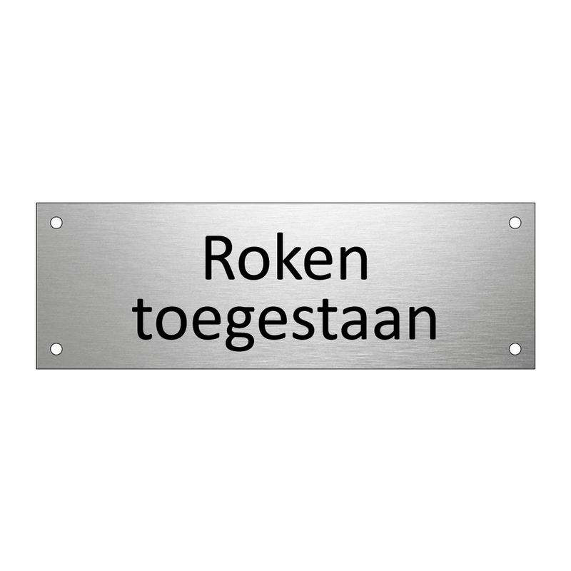 Roken toegestaan & Roken toegestaan & Roken toegestaan