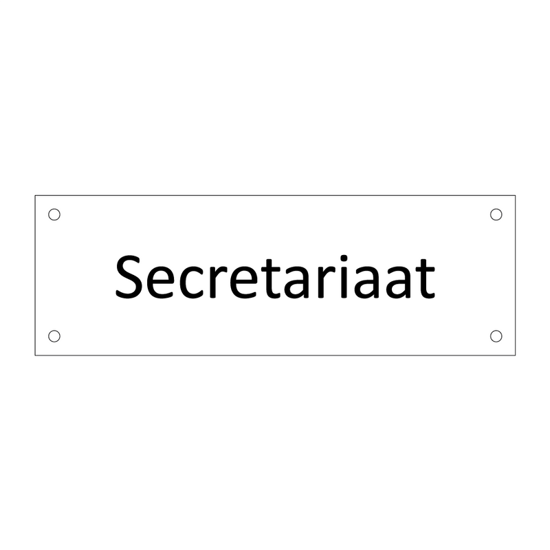 Secretariaat & Secretariaat & Secretariaat