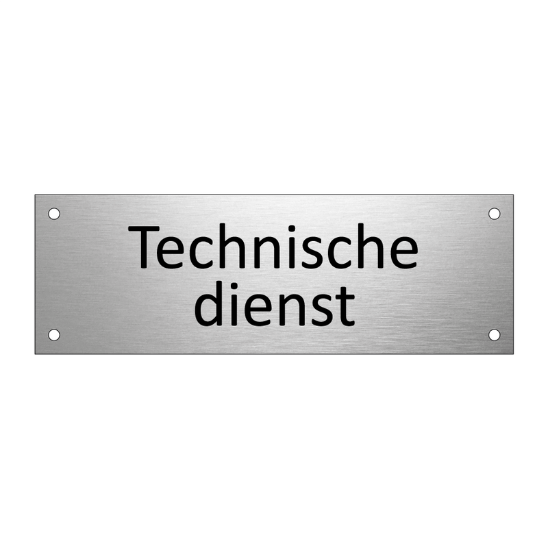 Technische dienst & Technische dienst & Technische dienst