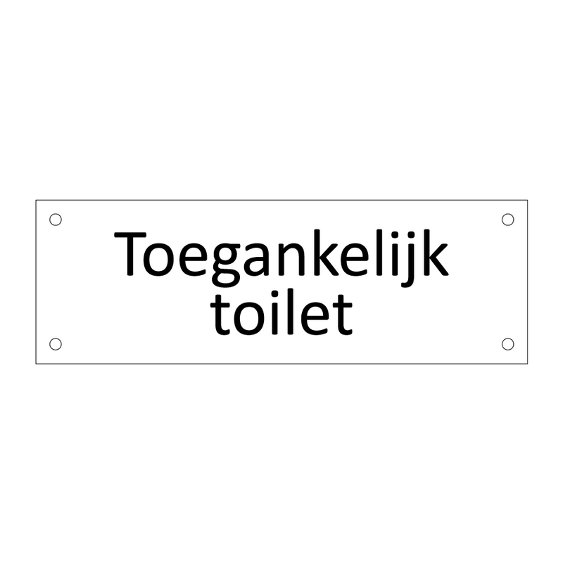 Toegankelijk toilet & Toegankelijk toilet & Toegankelijk toilet