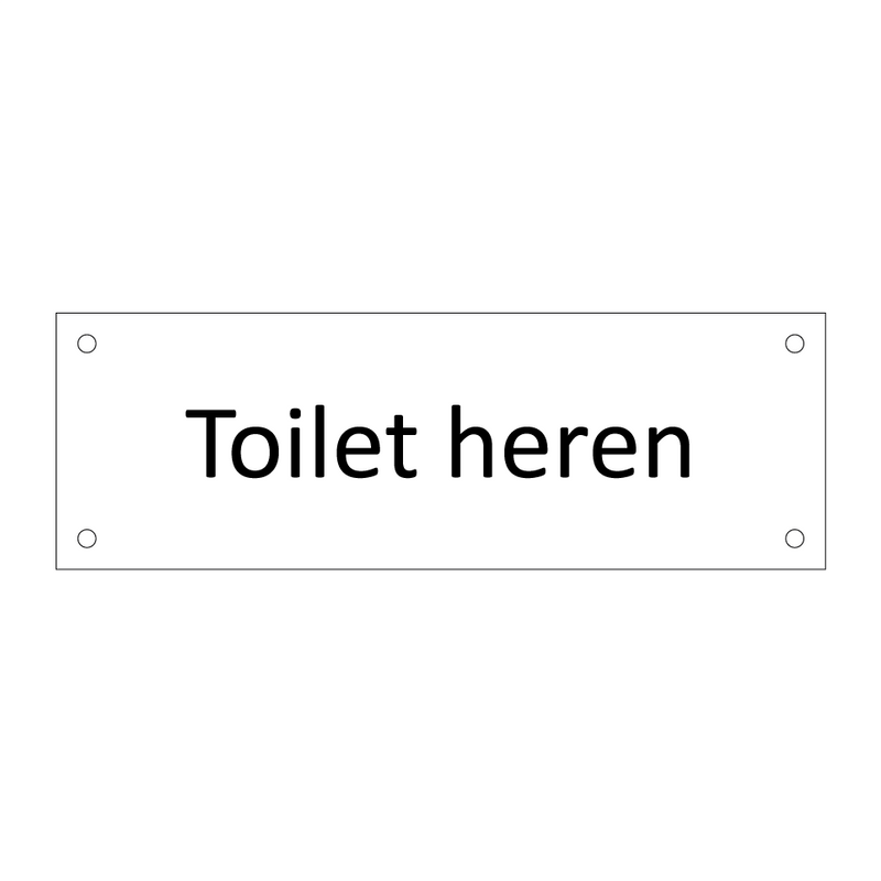 Toilet heren & Toilet heren & Toilet heren