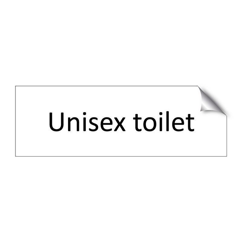 Unisex toilet & Unisex toilet & Unisex toilet