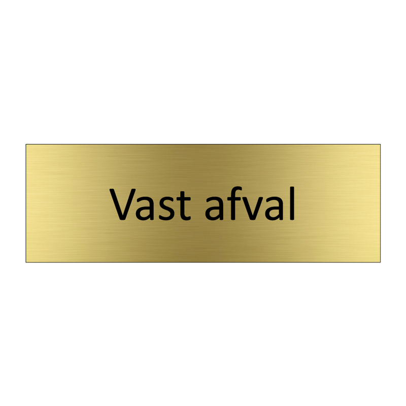 Vast afval & Vast afval & Vast afval & Vast afval & Vast afval & Vast afval