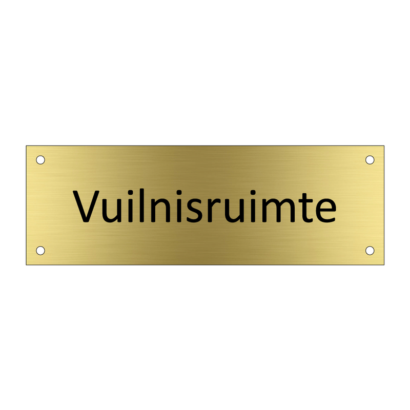 Vuilnisruimte & Vuilnisruimte & Vuilnisruimte