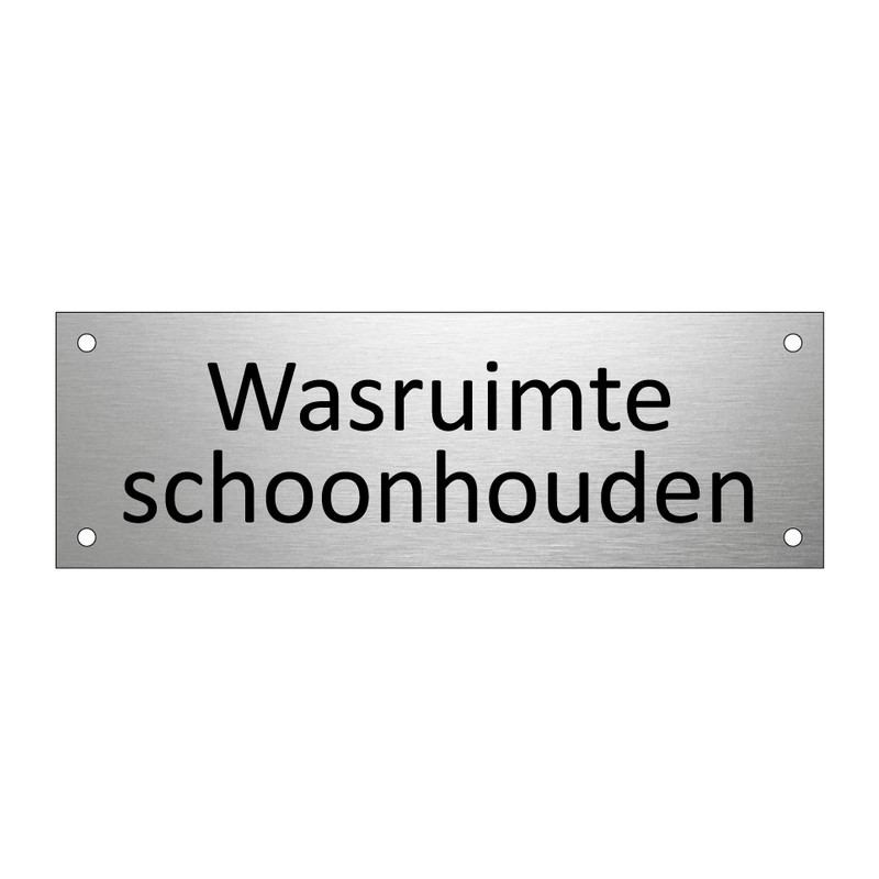 Wasruimte schoonhouden & Wasruimte schoonhouden & Wasruimte schoonhouden