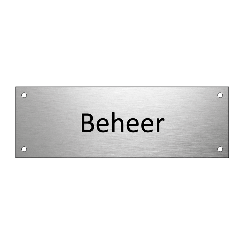 Beheer & Beheer & Beheer