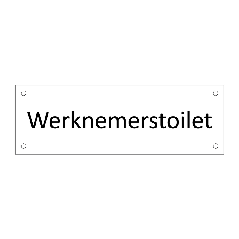 Werknemerstoilet & Werknemerstoilet & Werknemerstoilet