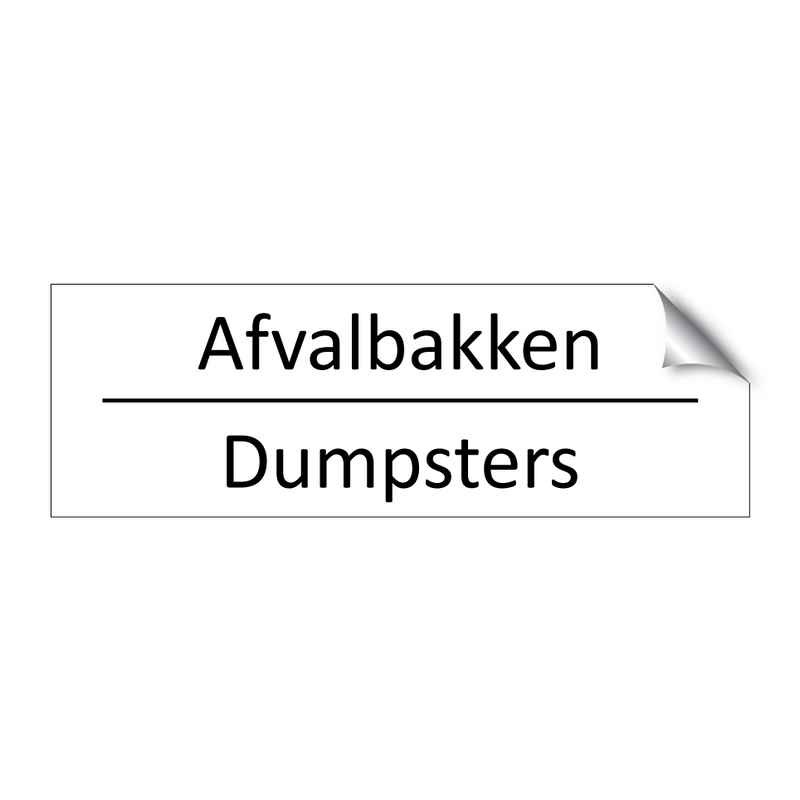 Afvalbakken - Dumpsters & Afvalbakken - Dumpsters & Afvalbakken - Dumpsters