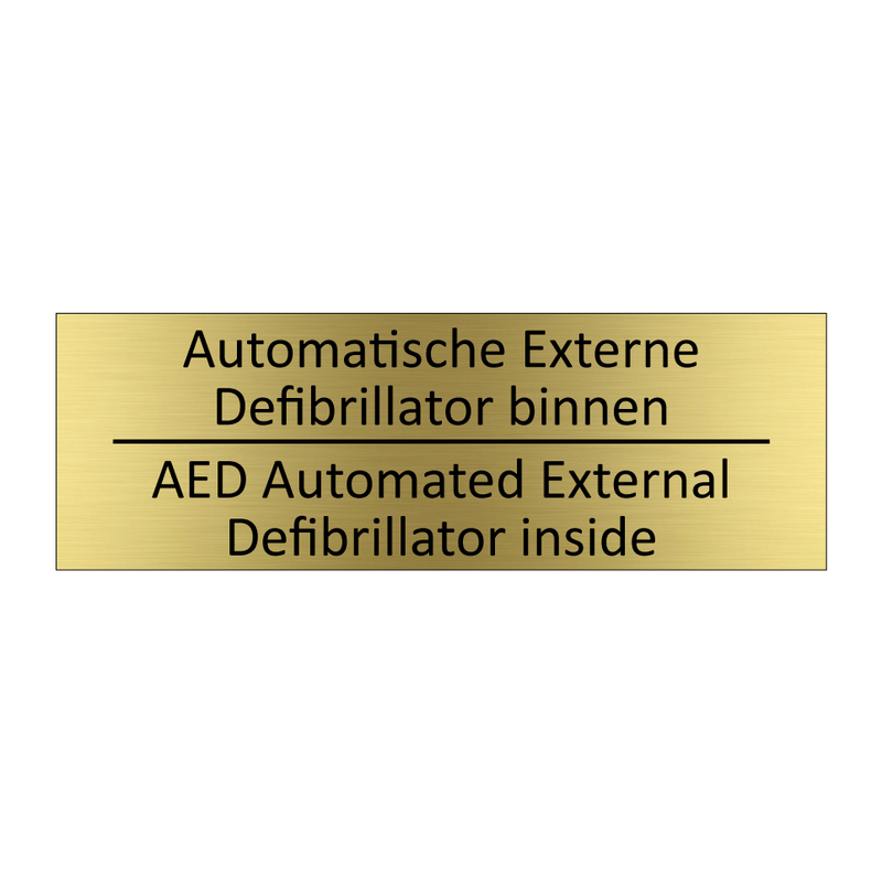 Automatische Externe Defibrillator binnen - AED /…/