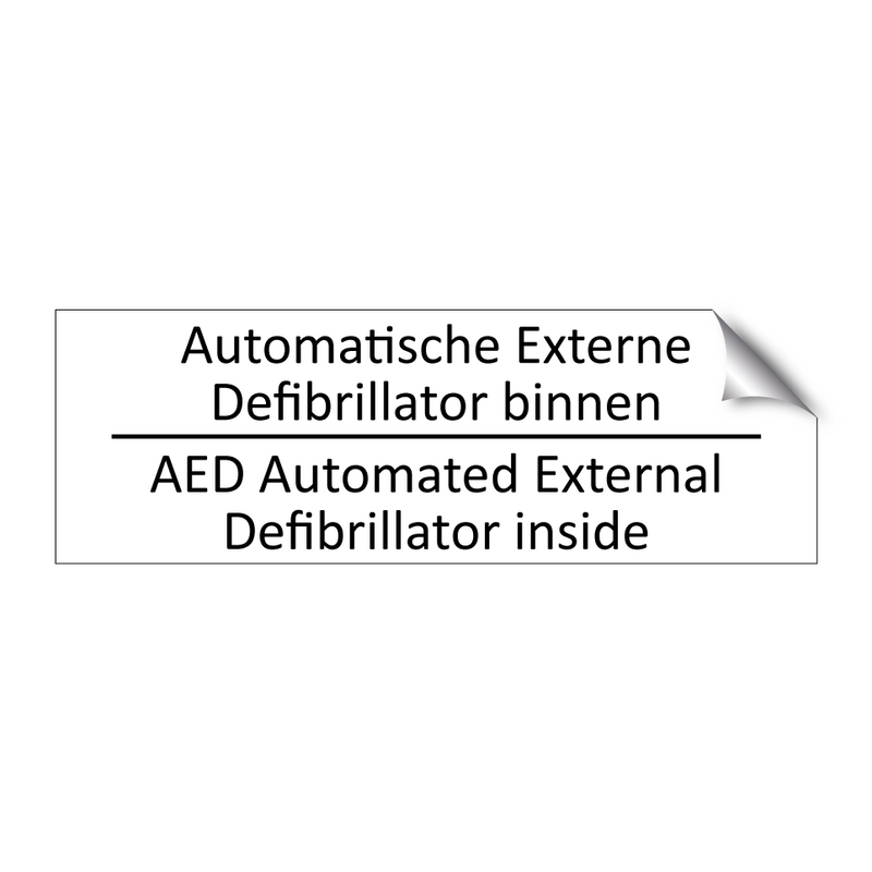 Automatische Externe Defibrillator binnen - AED /…/