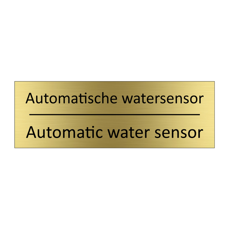 Automatische watersensor - Automatic water sensor