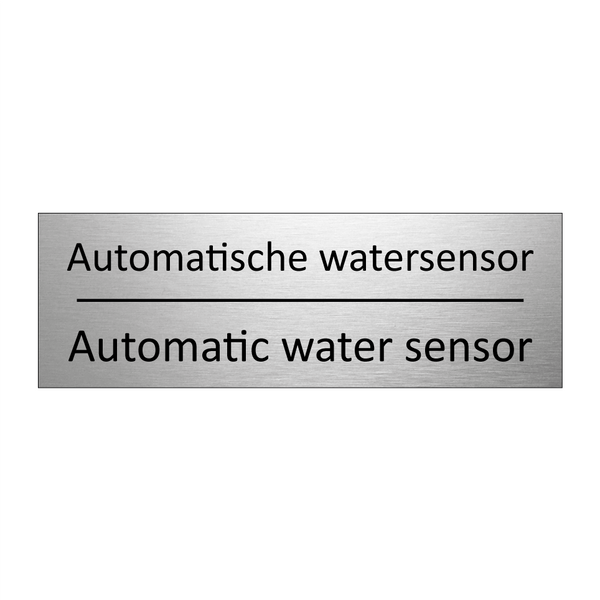 Automatische watersensor - Automatic water sensor