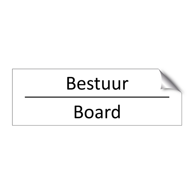 Bestuur - Board & Bestuur - Board & Bestuur - Board