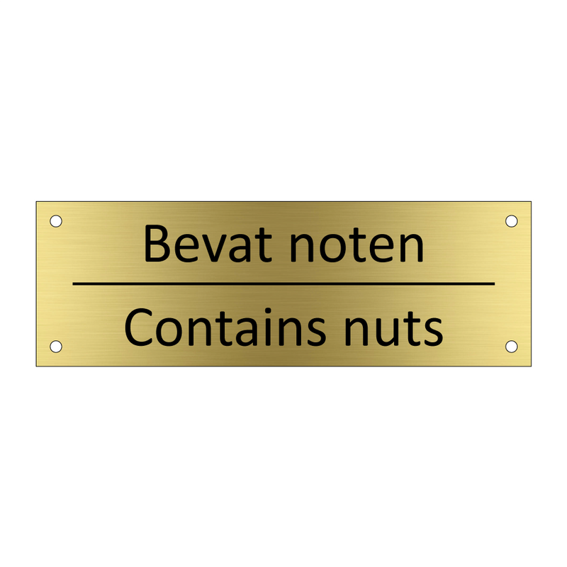 Bevat noten - Contains nuts & Bevat noten - Contains nuts & Bevat noten - Contains nuts