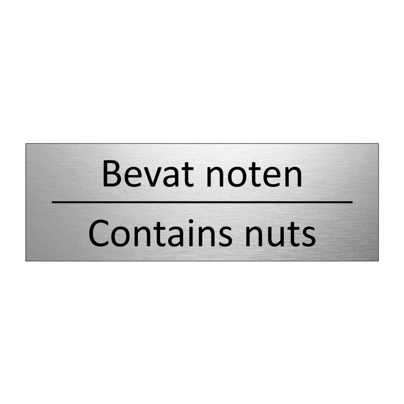 Bevat noten - Contains nuts & Bevat noten - Contains nuts & Bevat noten - Contains nuts