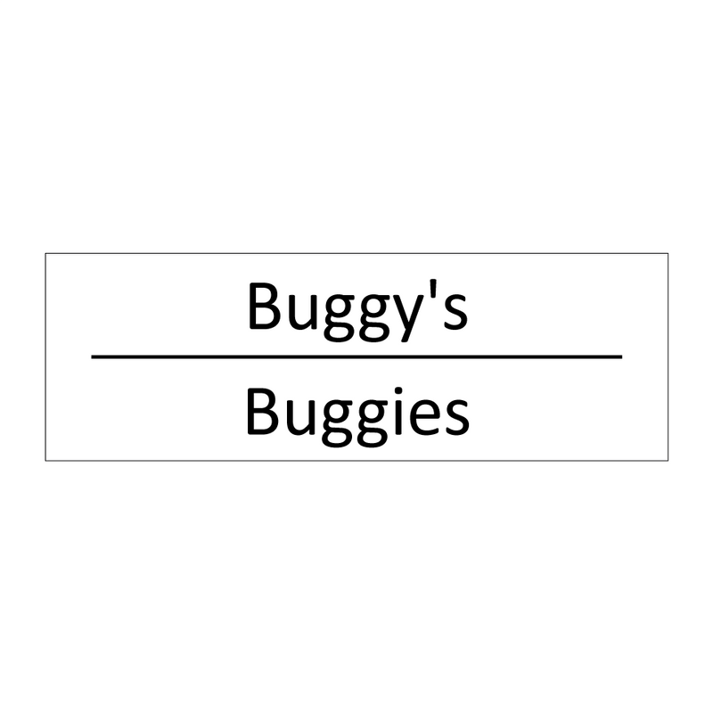 Buggy's - Buggies & Buggy's - Buggies & Buggy's - Buggies & Buggy's - Buggies & Buggy's - Buggies