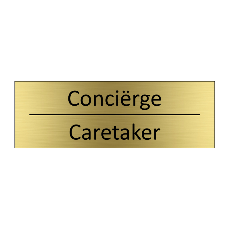 Conciërge - Caretaker & Conciërge - Caretaker & Conciërge - Caretaker & Conciërge - Caretaker