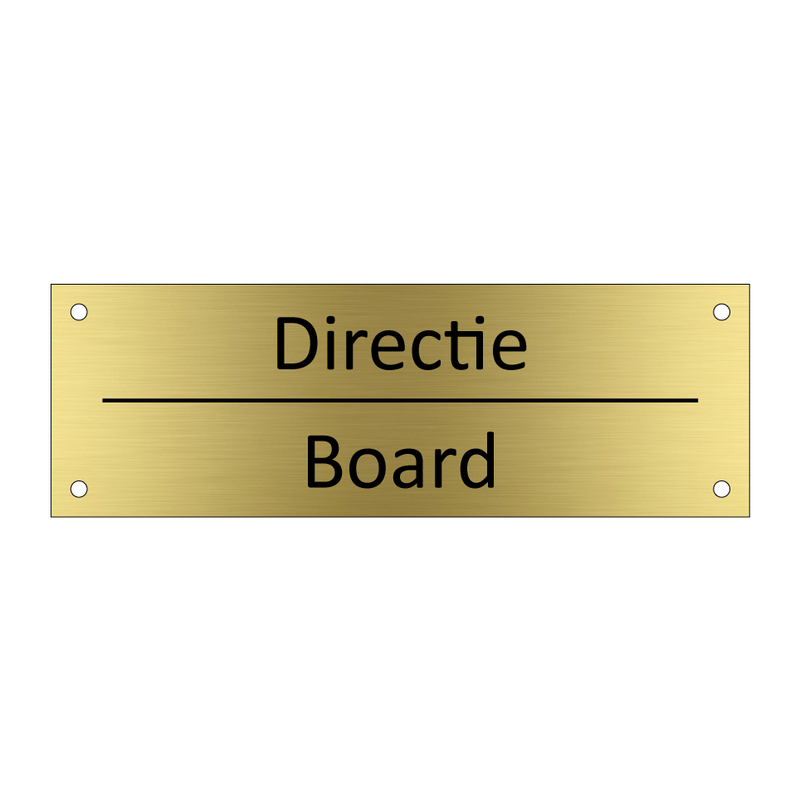 Directie - Board & Directie - Board & Directie - Board