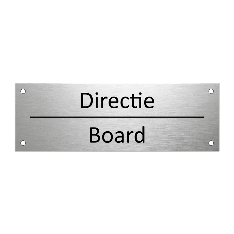 Directie - Board & Directie - Board & Directie - Board