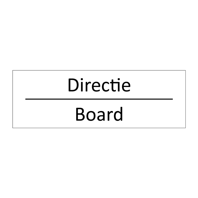 Directie - Board & Directie - Board & Directie - Board & Directie - Board & Directie - Board