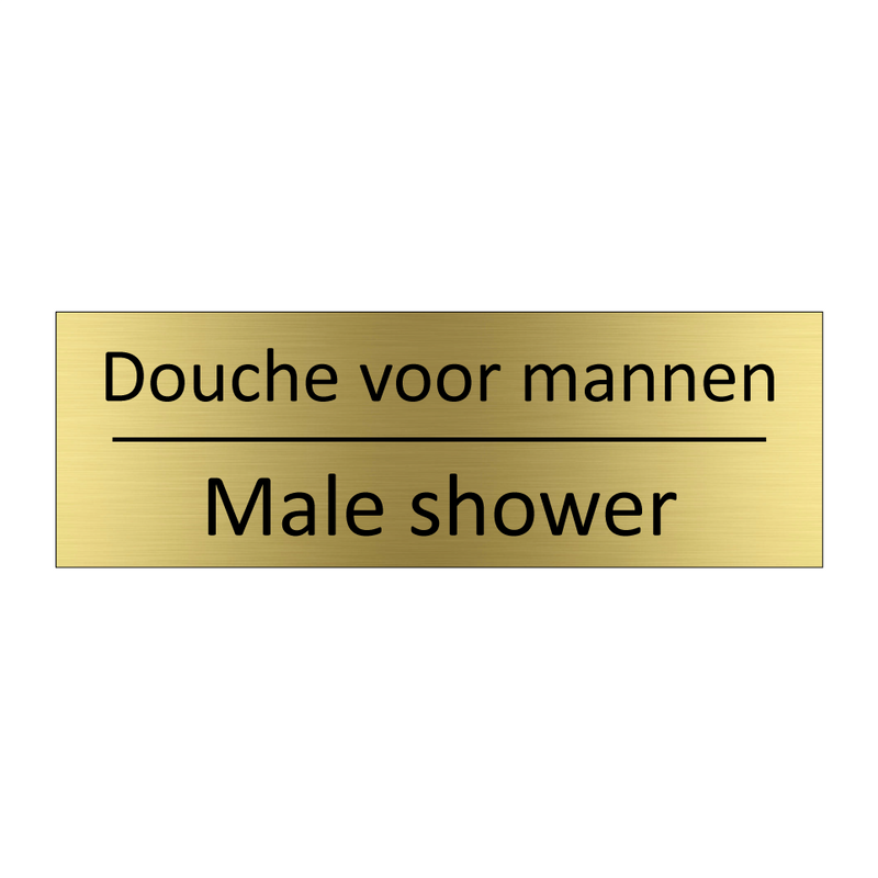 Douche voor mannen - Male shower & Douche voor mannen - Male shower