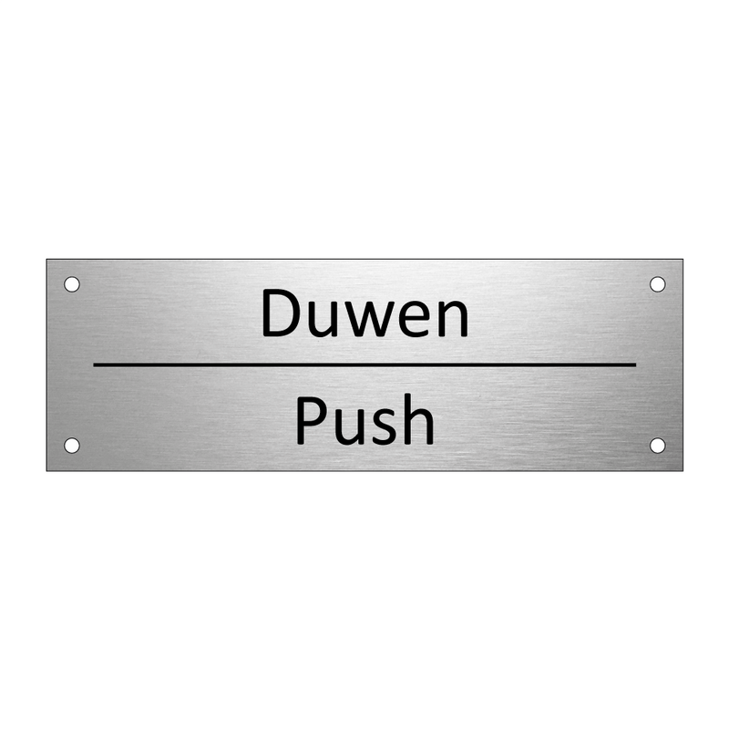 Duwen - Push & Duwen - Push & Duwen - Push