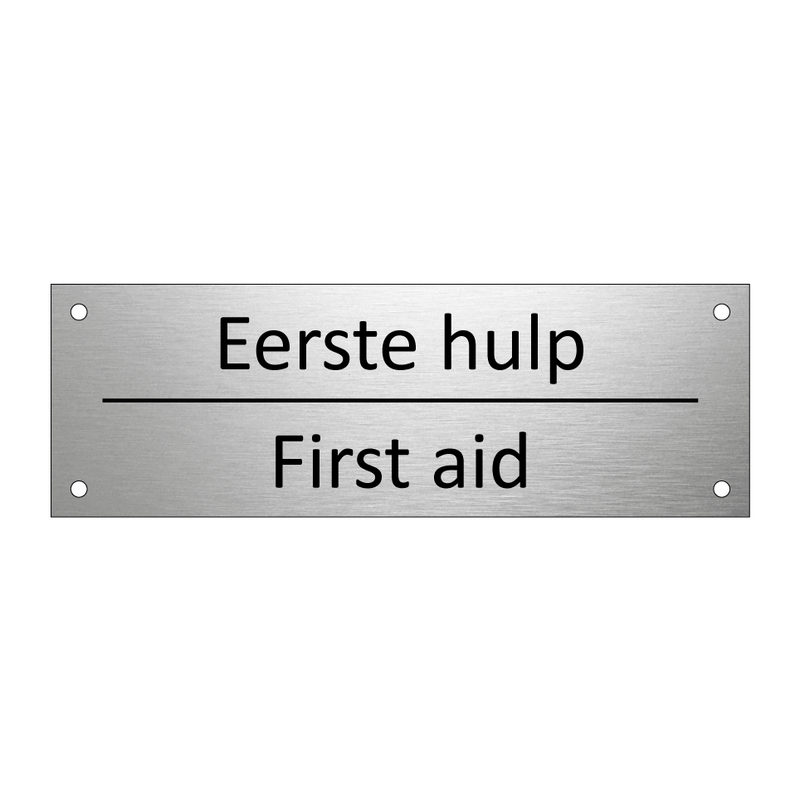 Eerste hulp - First aid & Eerste hulp - First aid & Eerste hulp - First aid