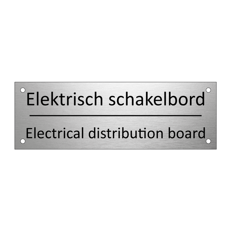 Elektrisch schakelbord - Electrical distribution board