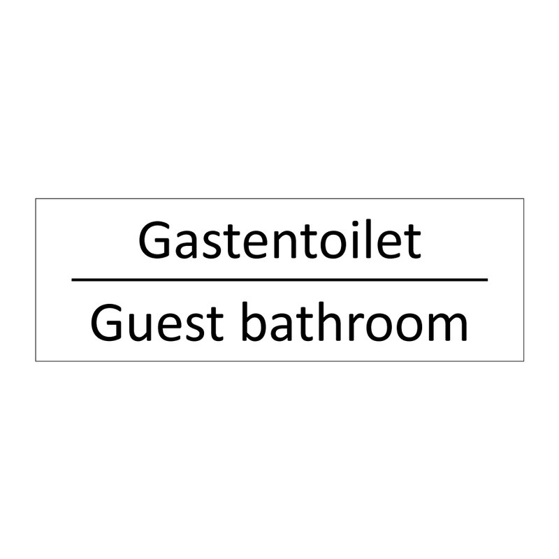 Gastentoilet - Guest bathroom & Gastentoilet - Guest bathroom & Gastentoilet - Guest bathroom