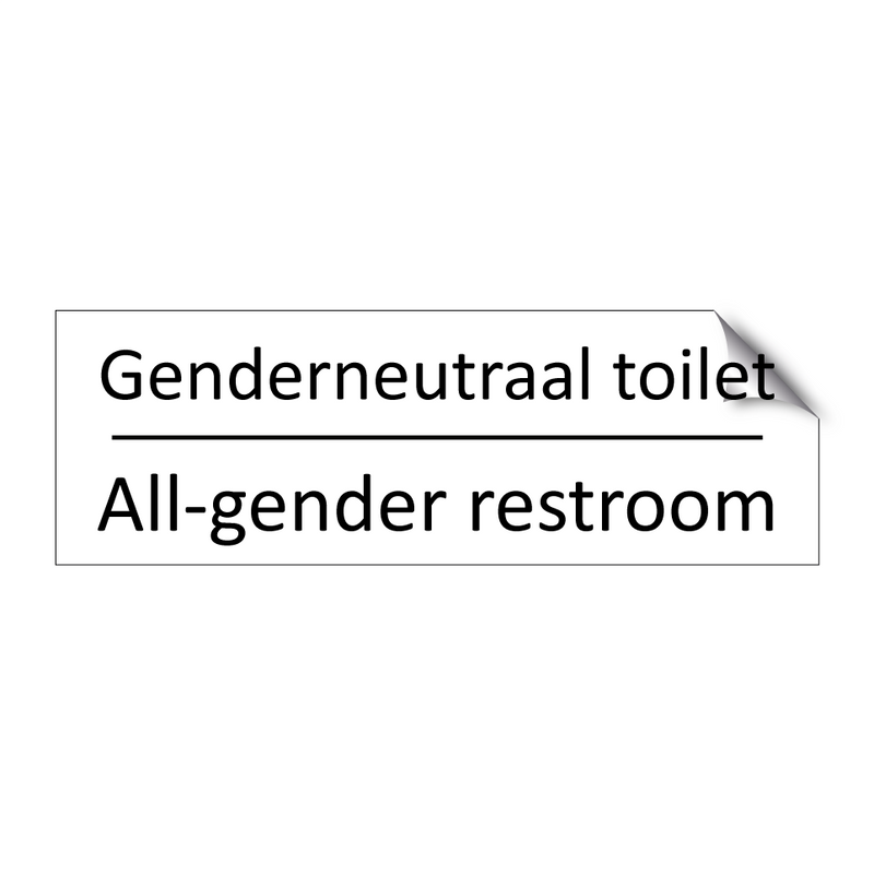 Genderneutraal toilet - All-gender restroom & Genderneutraal toilet - All-gender restroom