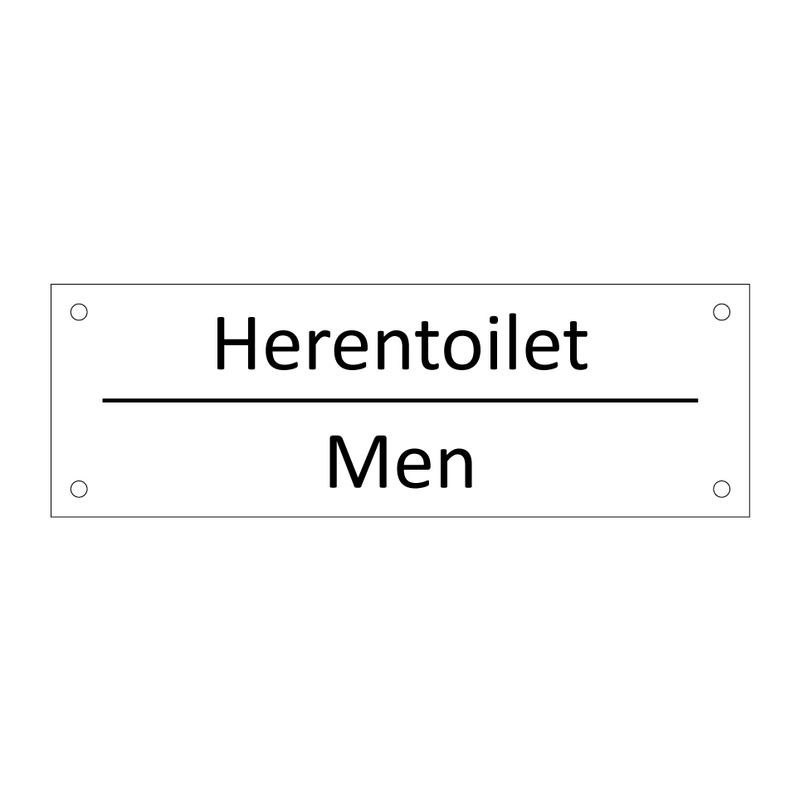 Herentoilet - Men & Herentoilet - Men & Herentoilet - Men