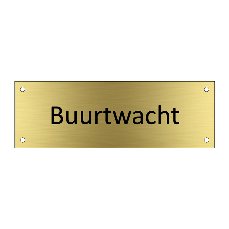 Buurtwacht & Buurtwacht & Buurtwacht