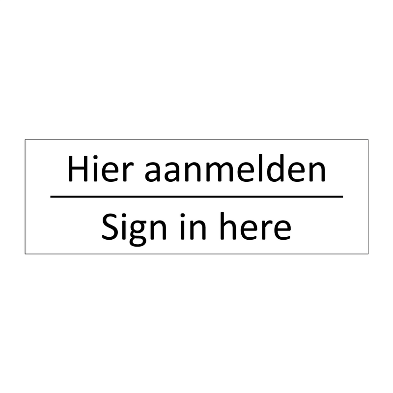 Hier aanmelden - Sign in here & Hier aanmelden - Sign in here & Hier aanmelden - Sign in here