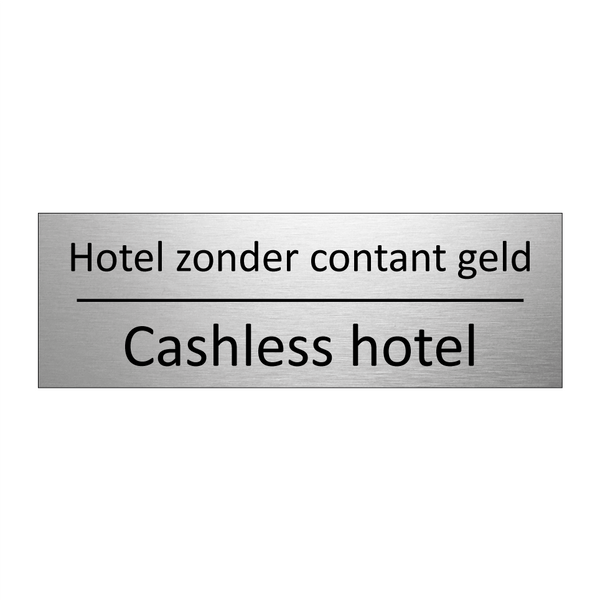 Hotel zonder contant geld - Cashless hotel & Hotel zonder contant geld - Cashless hotel