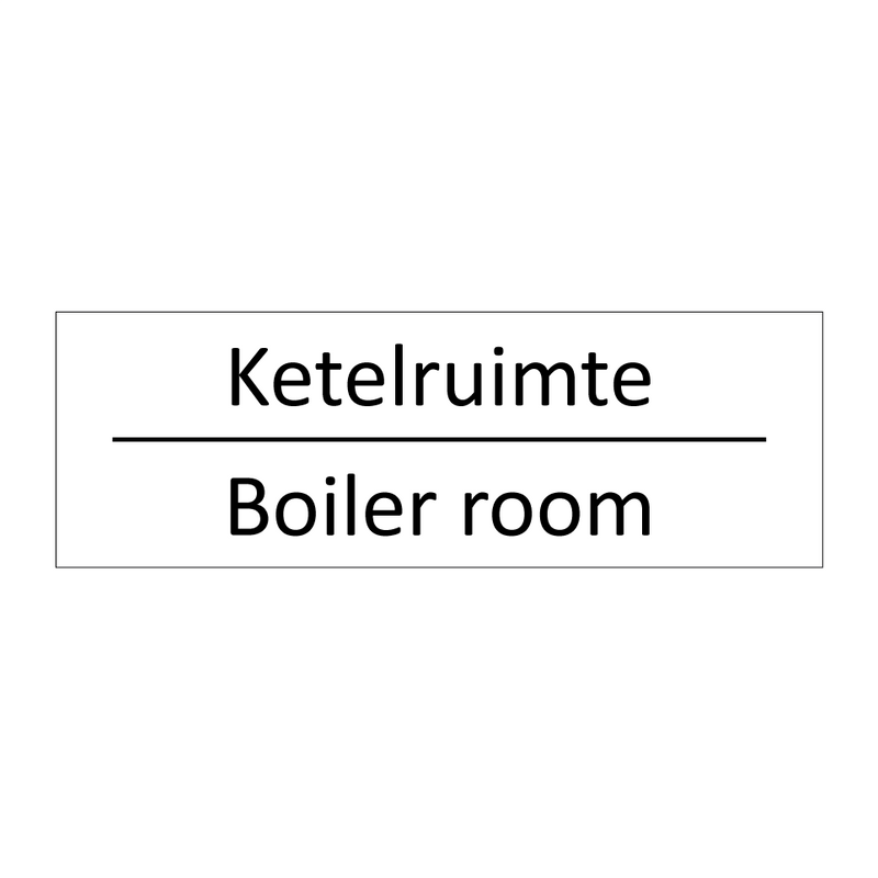 Ketelruimte - Boiler room & Ketelruimte - Boiler room & Ketelruimte - Boiler room