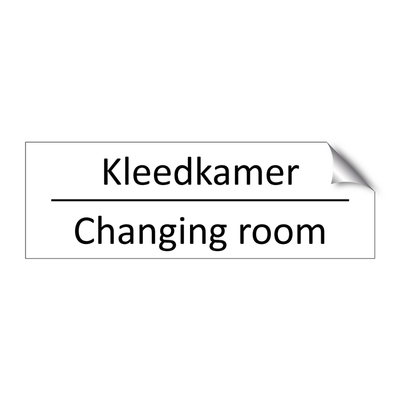 Kleedkamer - Changing room & Kleedkamer - Changing room & Kleedkamer - Changing room