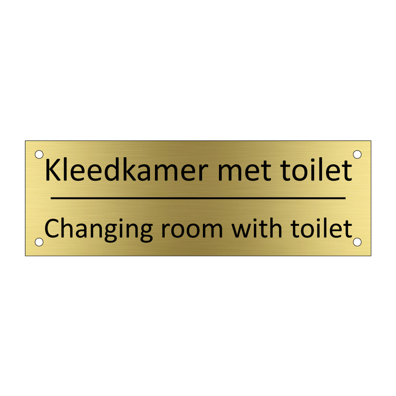 Kleedkamer met toilet - Changing room with toilet