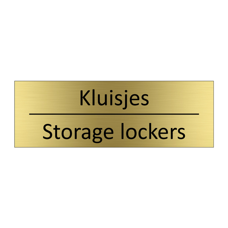 Kluisjes - Storage lockers & Kluisjes - Storage lockers & Kluisjes - Storage lockers