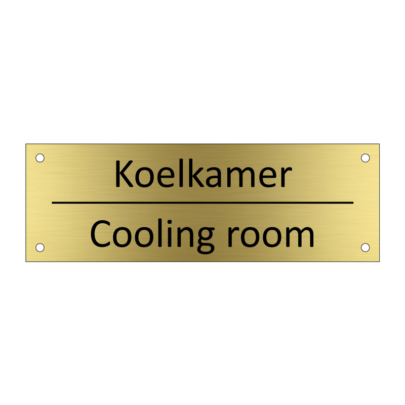 Koelkamer - Cooling room & Koelkamer - Cooling room & Koelkamer - Cooling room