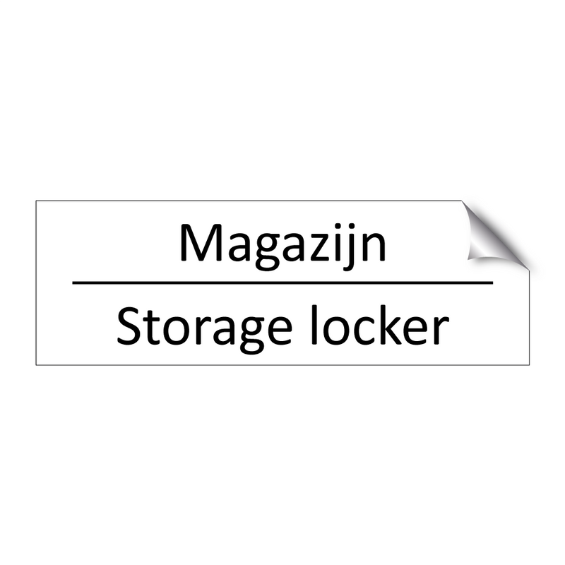 Magazijn - Storage locker & Magazijn - Storage locker & Magazijn - Storage locker