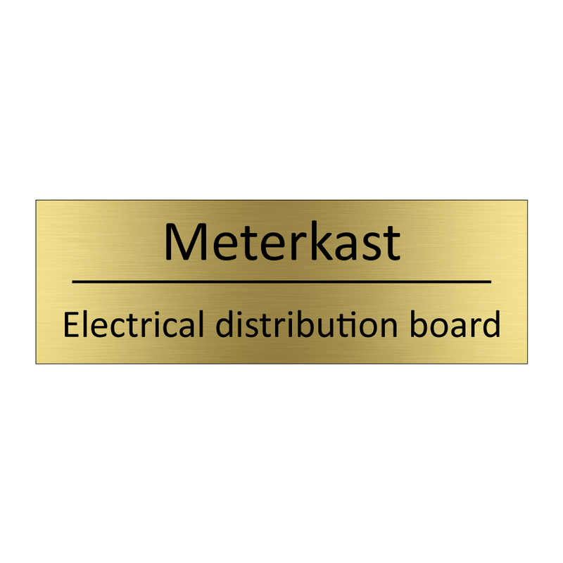 Meterkast - Electrical distribution board & Meterkast - Electrical distribution board