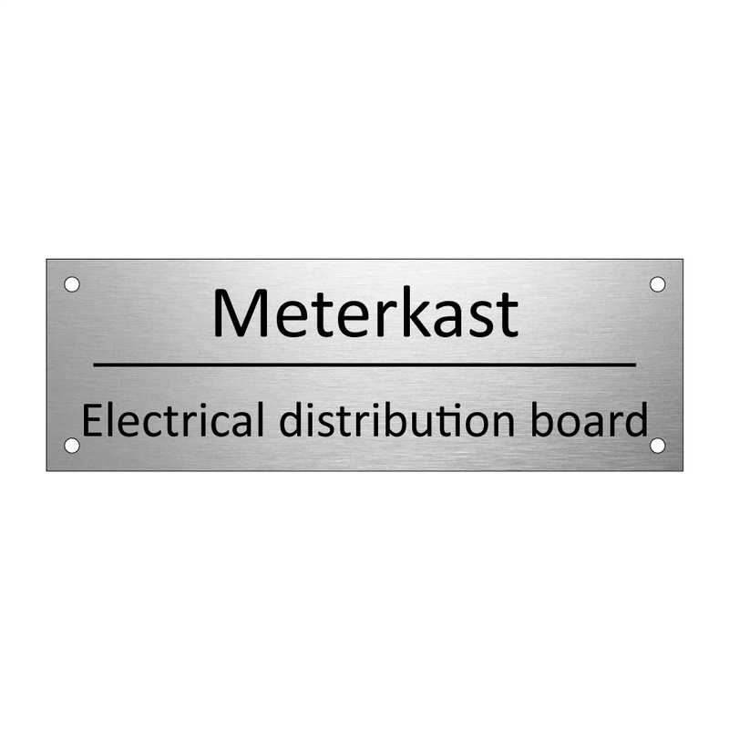 Meterkast - Electrical distribution board & Meterkast - Electrical distribution board