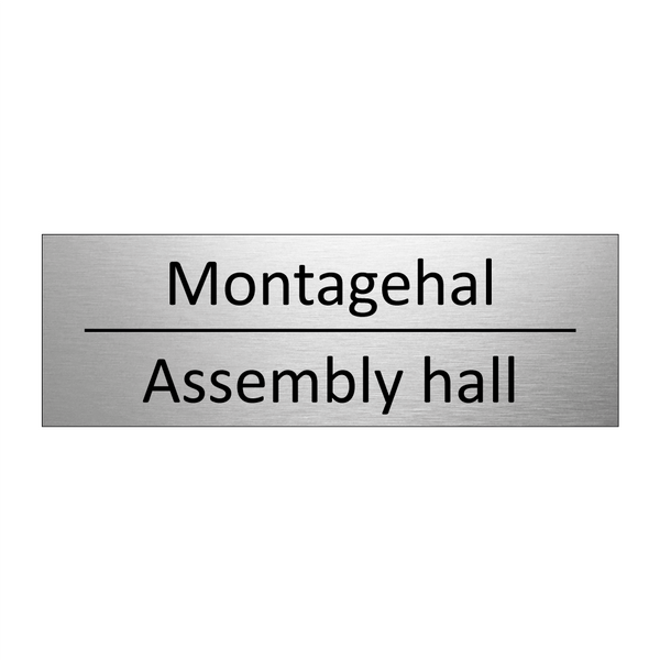 Montagehal - Assembly hall & Montagehal - Assembly hall & Montagehal - Assembly hall