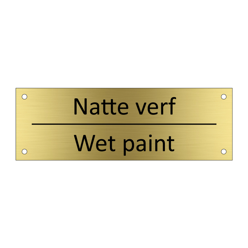 Natte verf - Wet paint & Natte verf - Wet paint & Natte verf - Wet paint