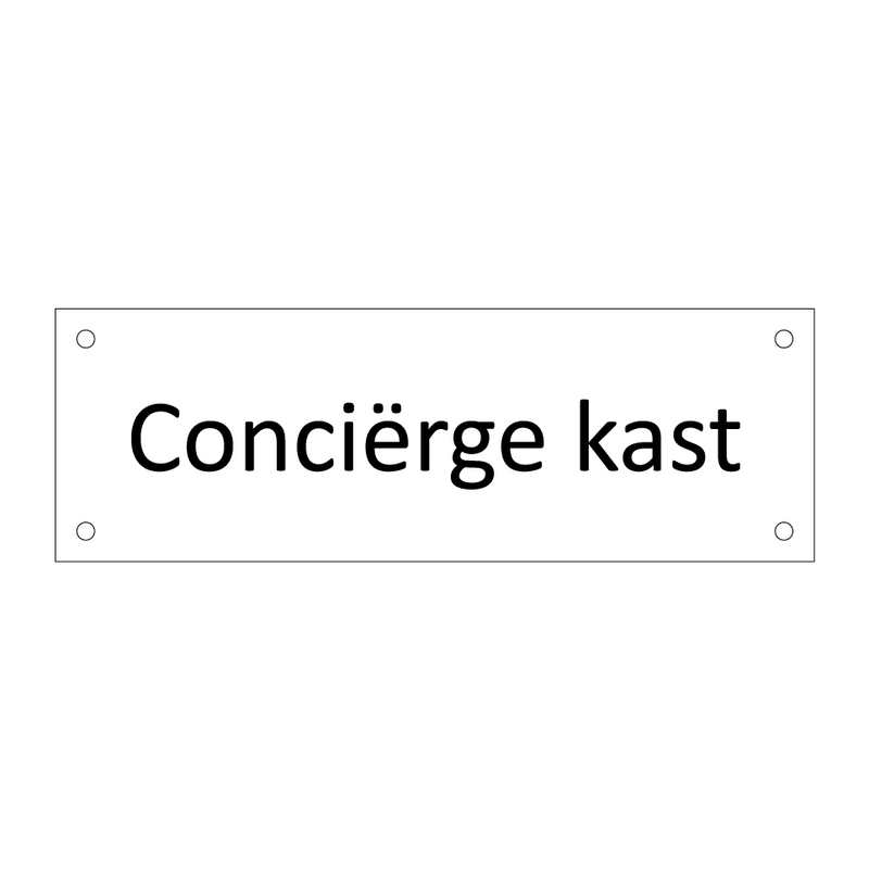 Conciërge kast & Conciërge kast & Conciërge kast