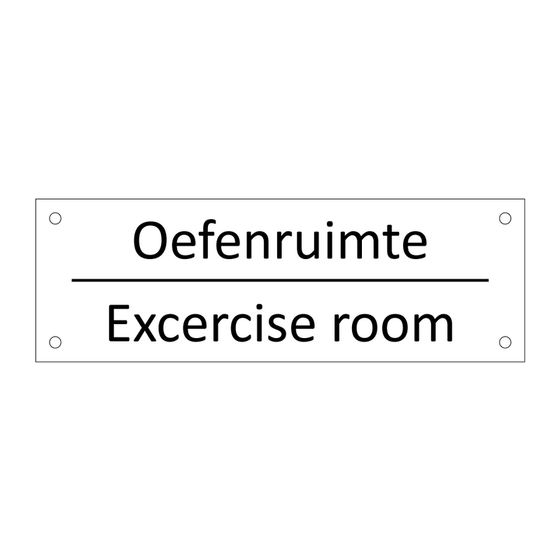 Oefenruimte - Excercise room & Oefenruimte - Excercise room & Oefenruimte - Excercise room