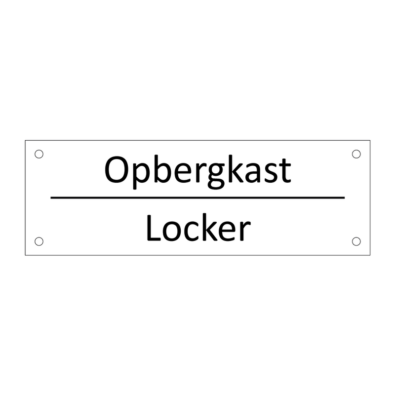 Opbergkast - Locker & Opbergkast - Locker & Opbergkast - Locker