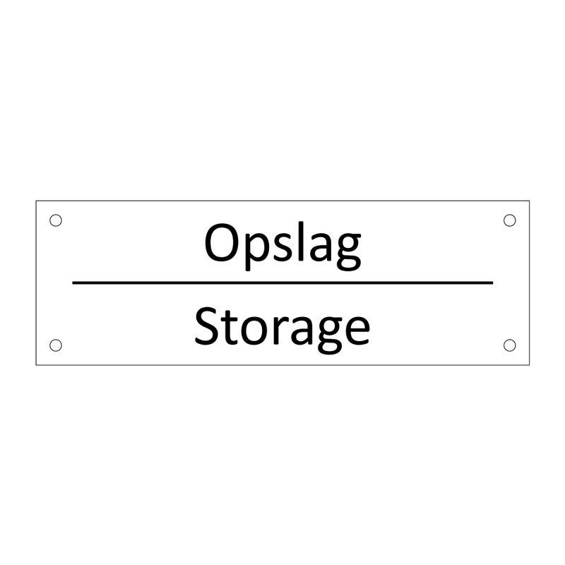 Opslag - Storage & Opslag - Storage & Opslag - Storage