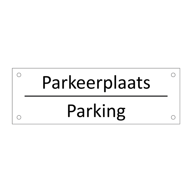 Parkeerplaats - Parking & Parkeerplaats - Parking & Parkeerplaats - Parking