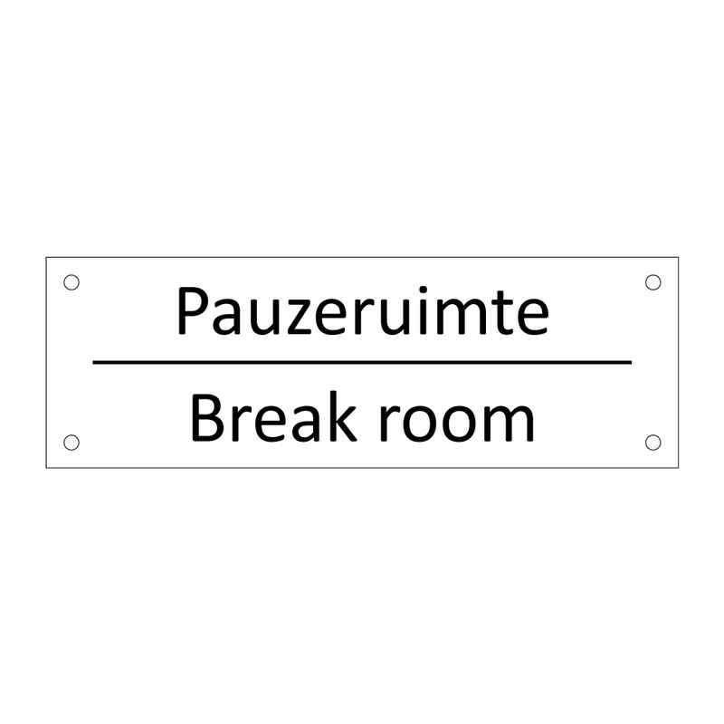 Pauzeruimte - Break room & Pauzeruimte - Break room & Pauzeruimte - Break room